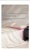 Class A Long-Staple Cotton Sateen Four-Piece Set: Pure, Simple, Solid Color with Single Duvet Cover