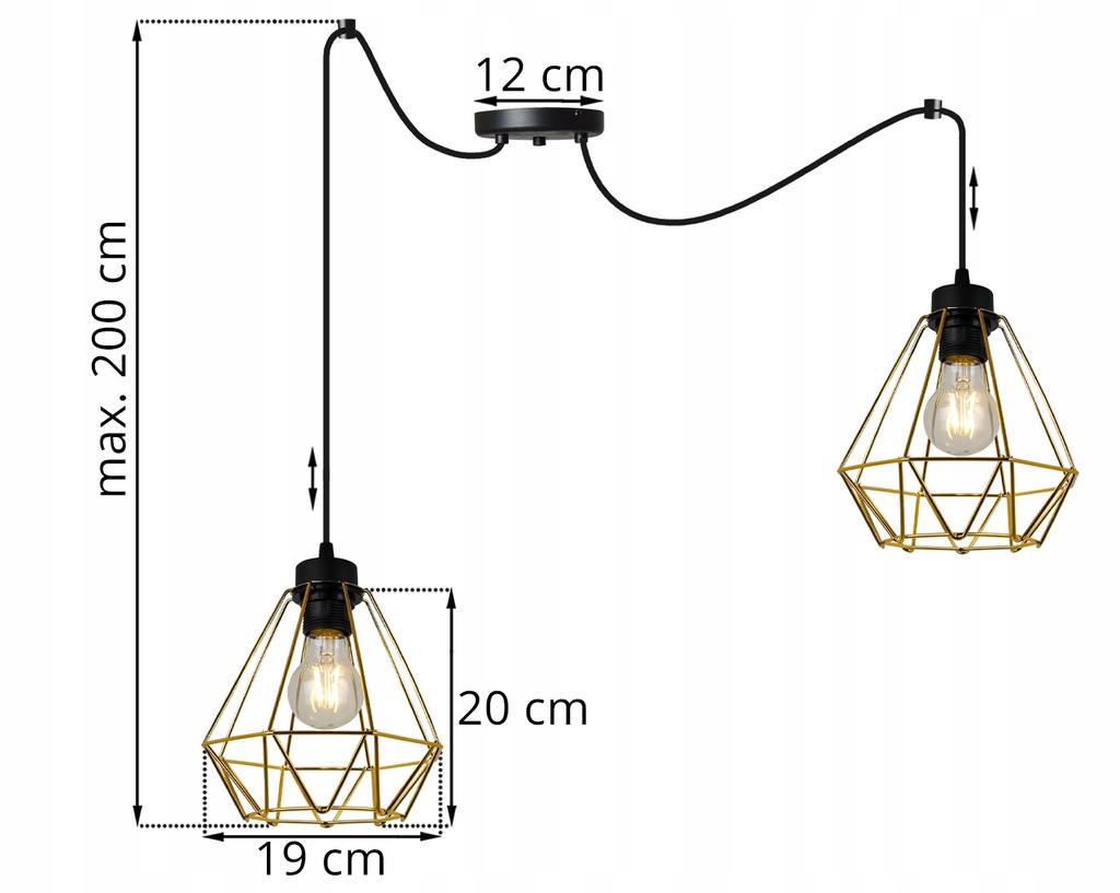 MODERN ELEGANT HANGING LAMP METAL LAMPSHADE