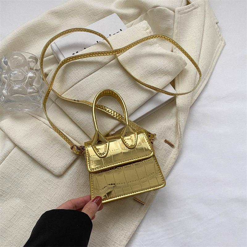 Retro Umhängetasche trendige Mode neue Crack-Tasche Damen-Handtasche lässige Handtasche