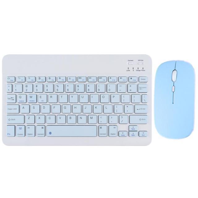 All-in-One Wireless Keyboard & Mouse Set for Tablets and Phones: Compatible with iPad, Huawei, Xiaomi, Vivo for Office Typing.