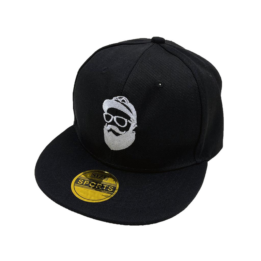 Uncle Beard Embroidery Flat Edge Hip Hop Hat Casual Hip Hat Baseball Cap Sun Cap