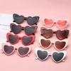 Fashion Heart-Shaped Sunglasses For Women Uv400 Protection Outdoor Anti-Reflective Love Heart Shades Party Eyewear Retro Goggle