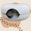 Bed Tunnel Donut House Bed Anti-stress Toy for Cats Round PetJet