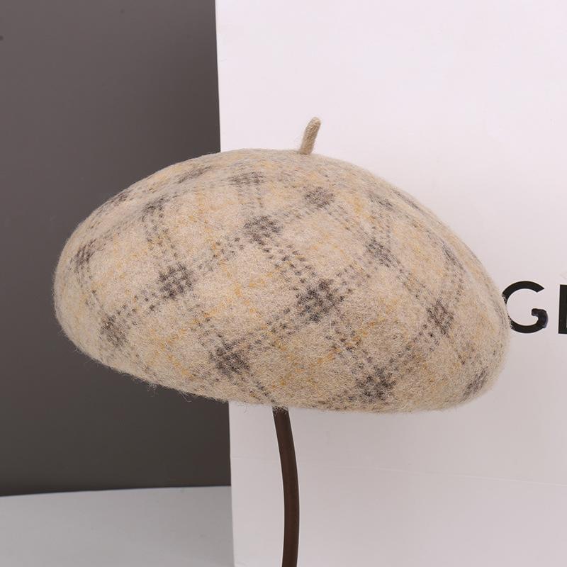 Fashion Autumn and Winter Small Face Big Head Circumference Beret Children Fashion Warm Painter Hat Versatile Newsboy Hat