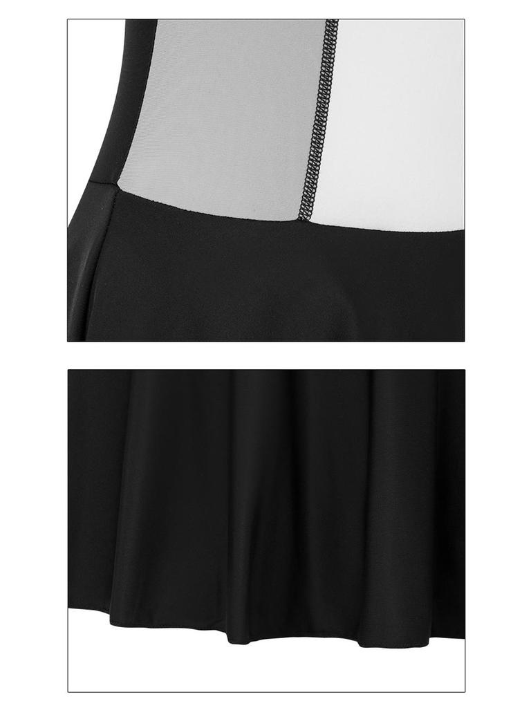 Women's Plus Size Slimming Two-Piece Swimsuit - Modest, High-End Swimwear