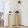 VidaXL Plant Stands 2 Pcs Sonoma Oak Engineered Wood, Flower Stand, Plant Pot Stand, 852935