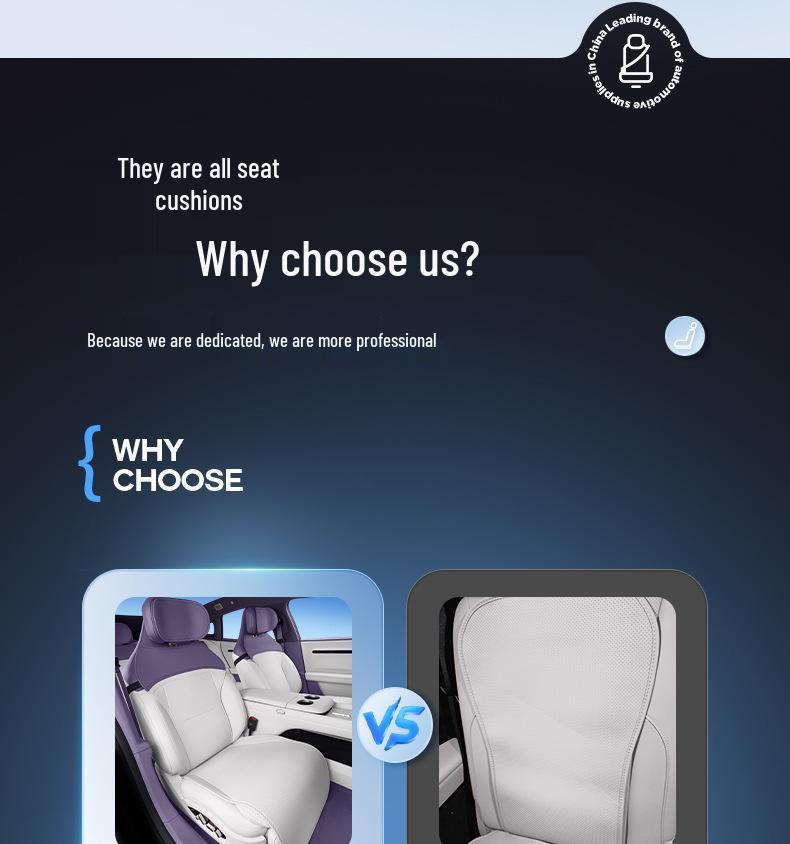 Universal Breathable Seat Cushion for Avatr 06 - Four Seasons Car Rear Seat Cover