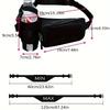 New sports waterproof fanny pack large capacity portable morning exercise simple running outdoor sports