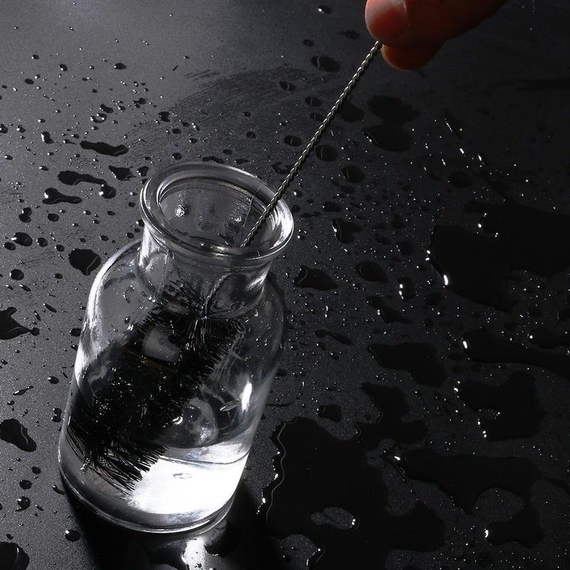 10 szt./zestaw Wielofunkcyjne Przenośne Gospodarstwo Domowe Szczotki do Butelek ze Stali Nierdzewnej Czyszczące Szkło Mycie Rurek Zestaw Szczotek do Czyszczenia