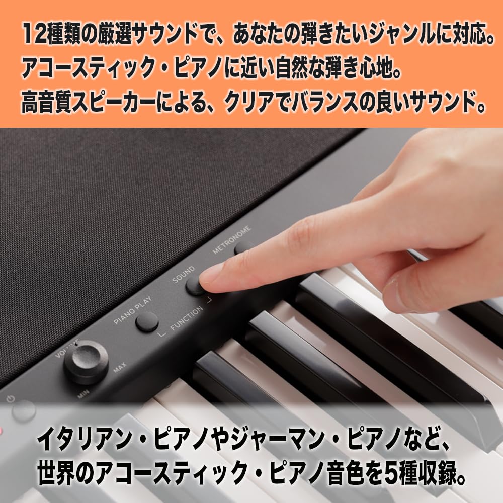 Korg Digital Piano B2+ 88-Key Stand and 3-Pedal Set USB Type-C Compatible Black