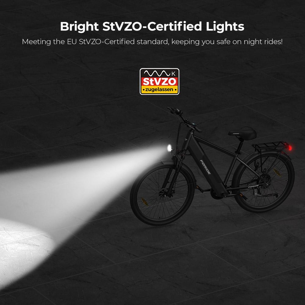 Foride Roamer 1 E-bike with 468Wh Embedded Removable Battery and Shimano 7-Speed Gears