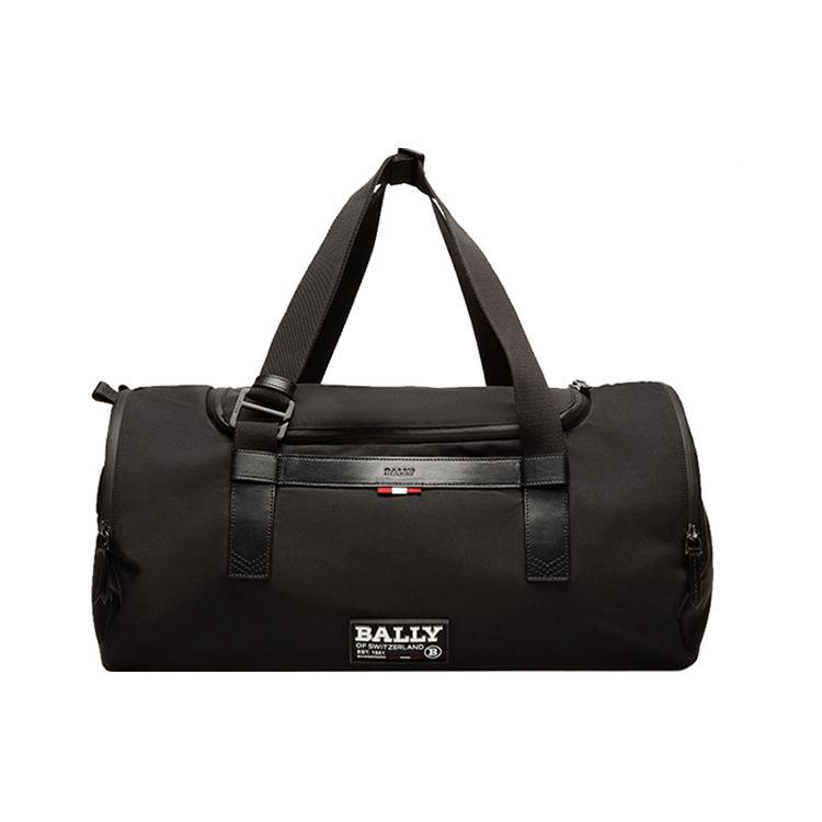 

Bally Classic Large Capacity Simple Solid Color Shoulder Bag Tote Bag Men Travel Bag Black 6235480 Basic Set (Bag+Dust Bag)