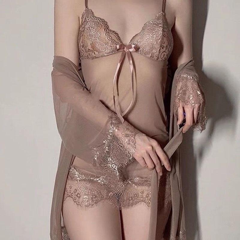 Erotic Lingerie Sexy Lace Pajamas Female Charming Summer Nightgown Women Sexy Adult Products