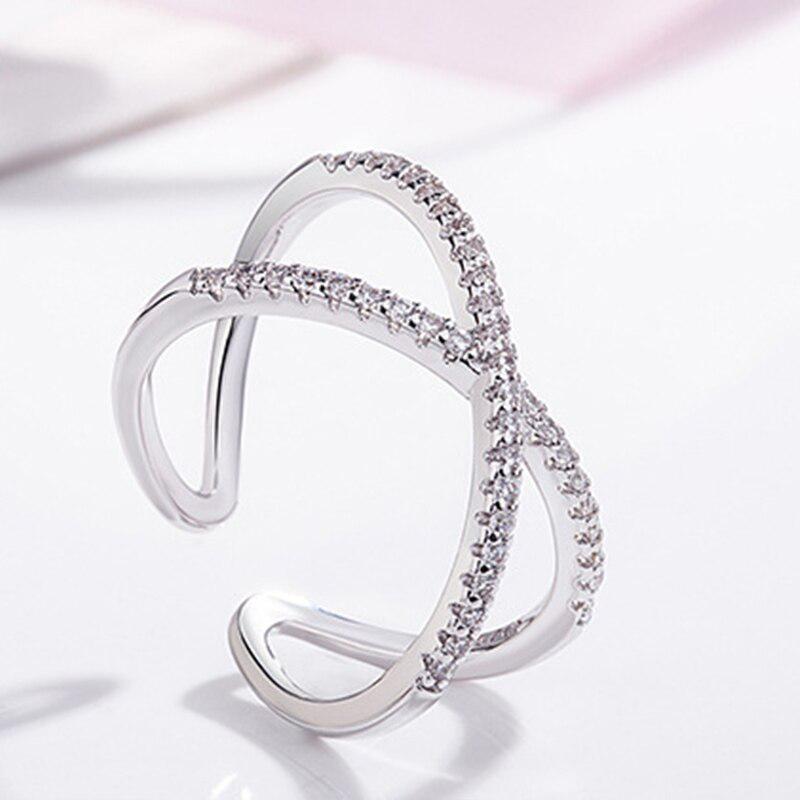 Lindon Copper Rings Double Layer Rings For Girl Women Rings Gift Jewelry