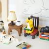 2025 Japan Zakka Cat Bookstore Scene Decoration Bookshelf Decoration Collectible Home Decor Resin Craft Toy Japan Ornaments