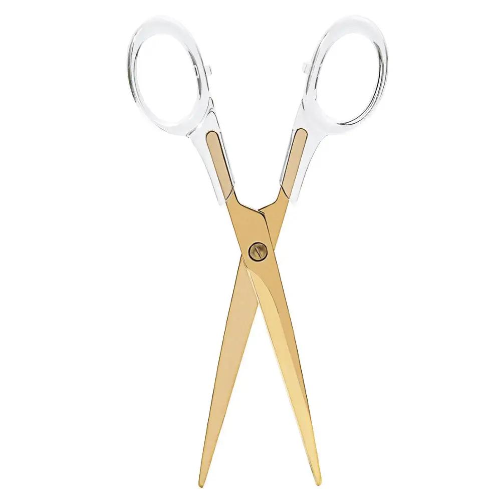 

Набор акриловых ножниц и калькулятора Студенческий Школьный Офисный Набор Канцелярских Принадлежностей Gold