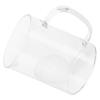 350ml Coffee Cup Transparent High Borosilicate Glass Mug with Handle for Milk Tea Beverage