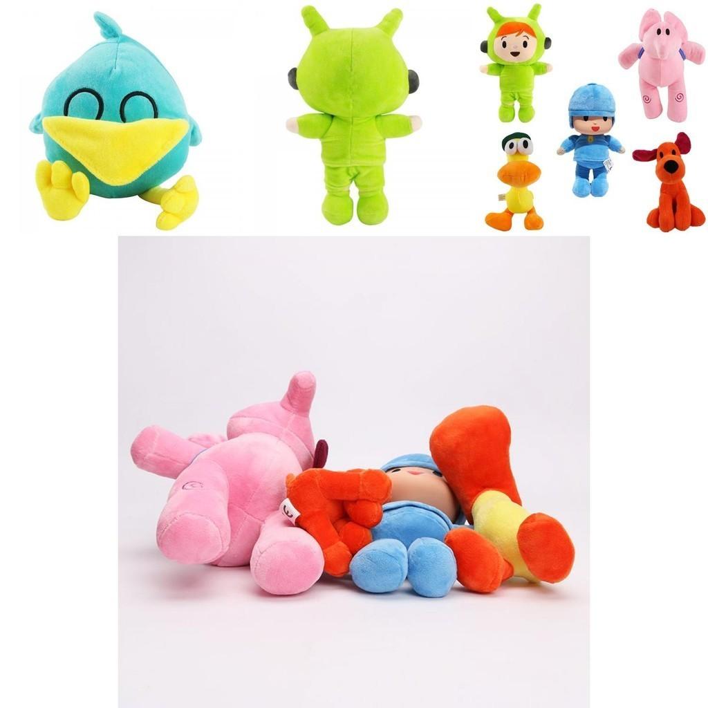 Adorable Pocoyo Elly Pato Loula Sleepy Bird Soft Plush Stuffed Figure Toy Doll Gift For Kids