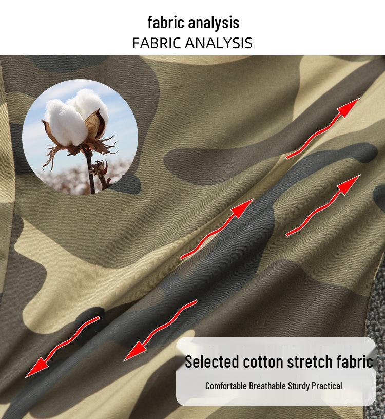 Camouflage Long Sleeve Workwear Suit for Welding & Auto Repair