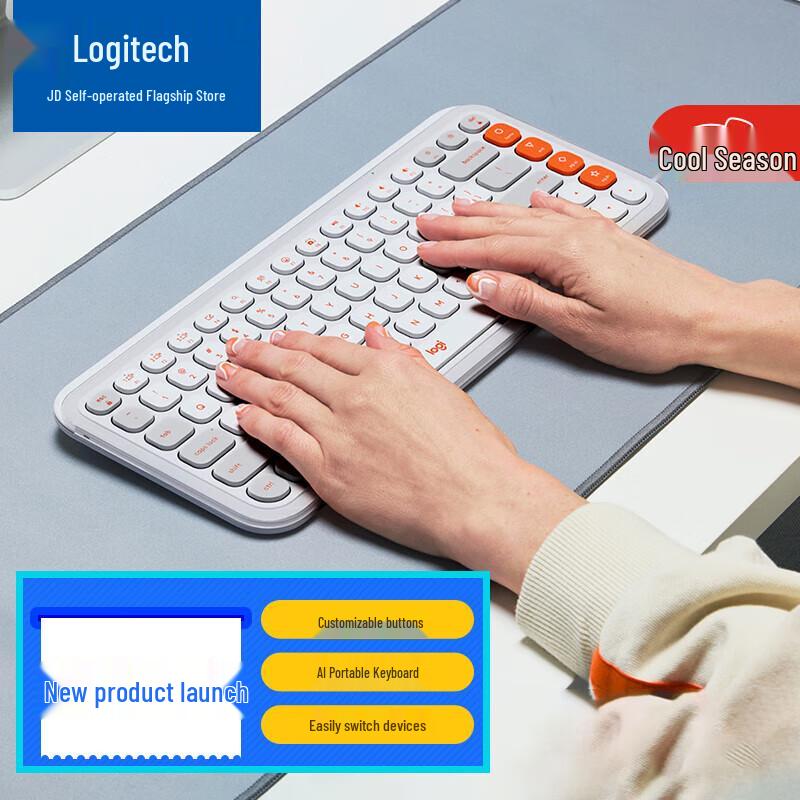 

Logitech POP Keys Mechanical Wireless Bluetooth Keyboard