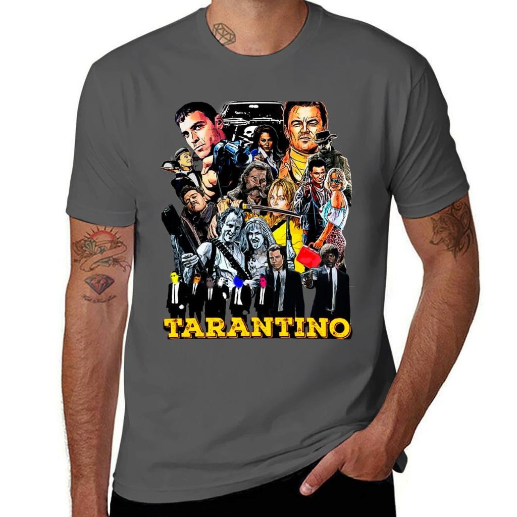 Tarantino Films T-Shirt Man T Shirt Summer Men T Shirt Cotton 100% T Shirt for Man T-Shirt