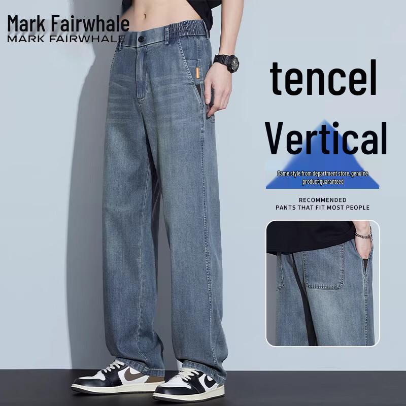 Mark Fairwhale Men s Straight-Leg Tencel Lyocell Jeans 30