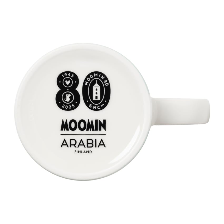 Кружка Moomin Arabia Муми-классика 80-летний юбилей Муми-тролль [Официально импортировано] 0,3 л