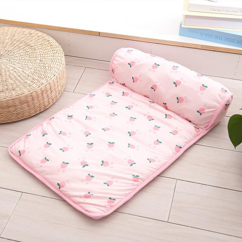 

Dog Mat Cooling Summer Pad Mat For Dogs Cat Blanket Sofa Breathable Pet Dog Bed Summer Washable For Small Medium Large Dogs Mat S-40cmX60cm розовый