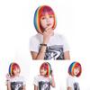Cosplay Short Rainbow Wig For Festival