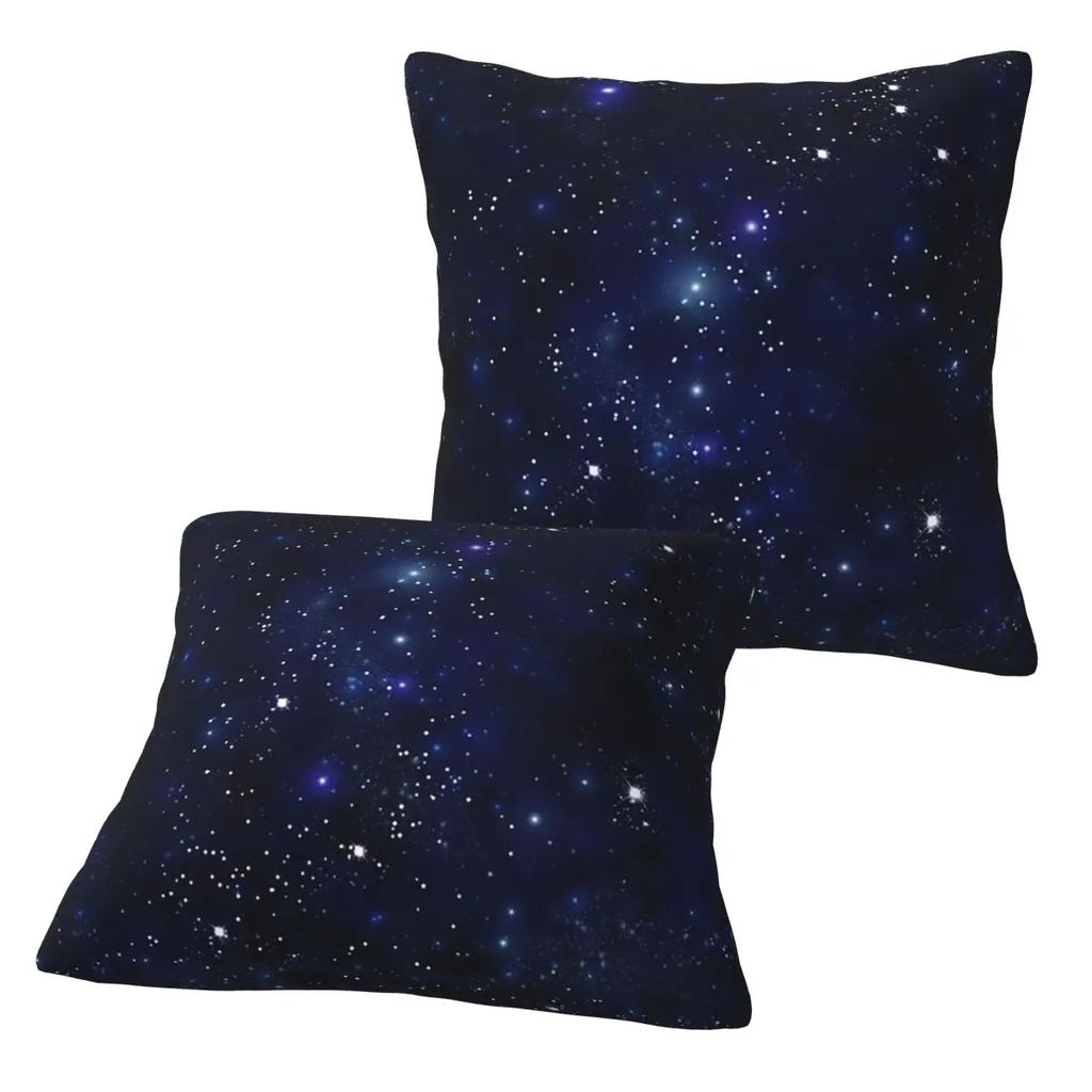 Constellation Star Clusters Galaxies Print Halloween 2 Pcs Square Pillowcase Pillow Cover Cushion Throw Pillow For Home