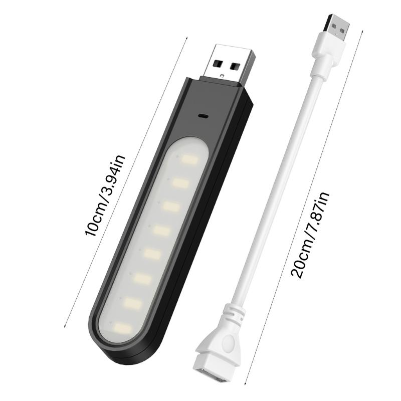 USB Reading Lamp Flexible Mini Light for Laptop Dimmable Reading Light LED Light Notebook Reading Lamp Home Office