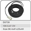 Automotive AC Compressor Electromagnetic Clutch for 10S Two-Wire White Square Plug Coil.
