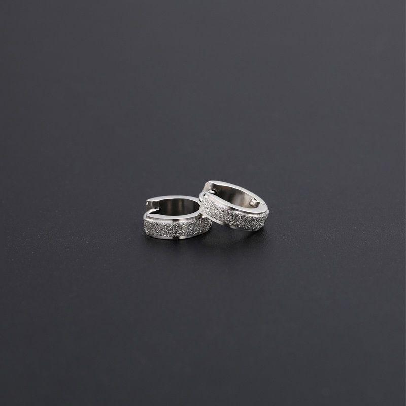 

Модные корейские хип-хоп матовые мужские серьги - элитная, персонализированная мода