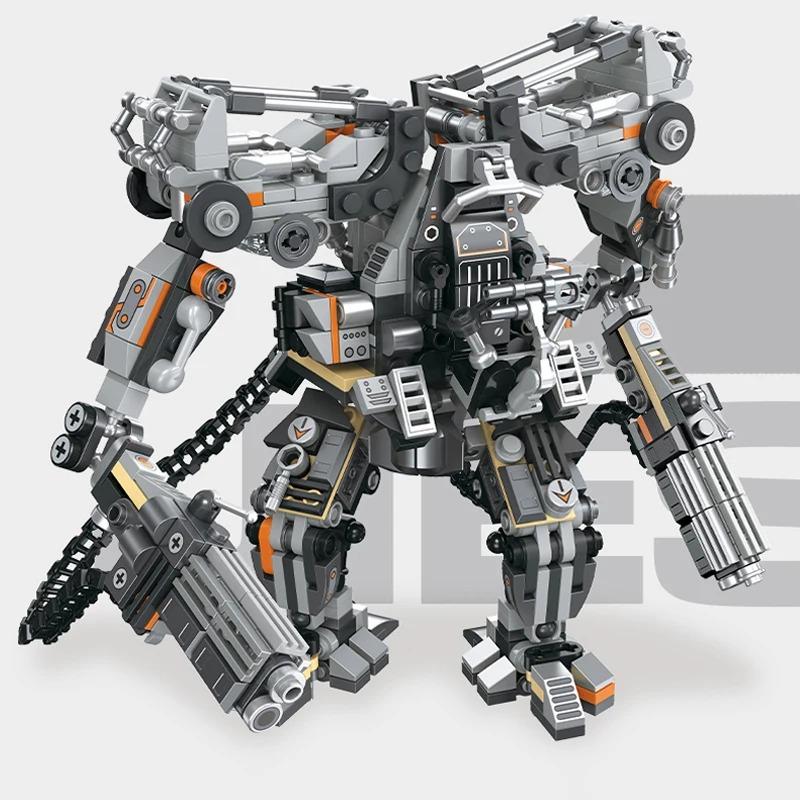 Science Fiction Building Blocks Action Robot Mecha MOC Bricks Toys Christmas Gifts for Boys Adult Children Desktop Decoration