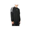 Adidas Originals Trefoil Logo 3-Stripes Crew Neck Long Sleeve Sweatshirt Men Tops Black HK7344