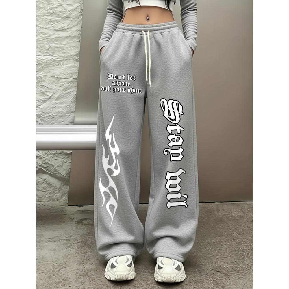 Pantaloni Gothic Gamba Dritta Casual Sportivi Streetwear Moda per Uomini Donne Bambini Vendita Abbigliamento Gothic