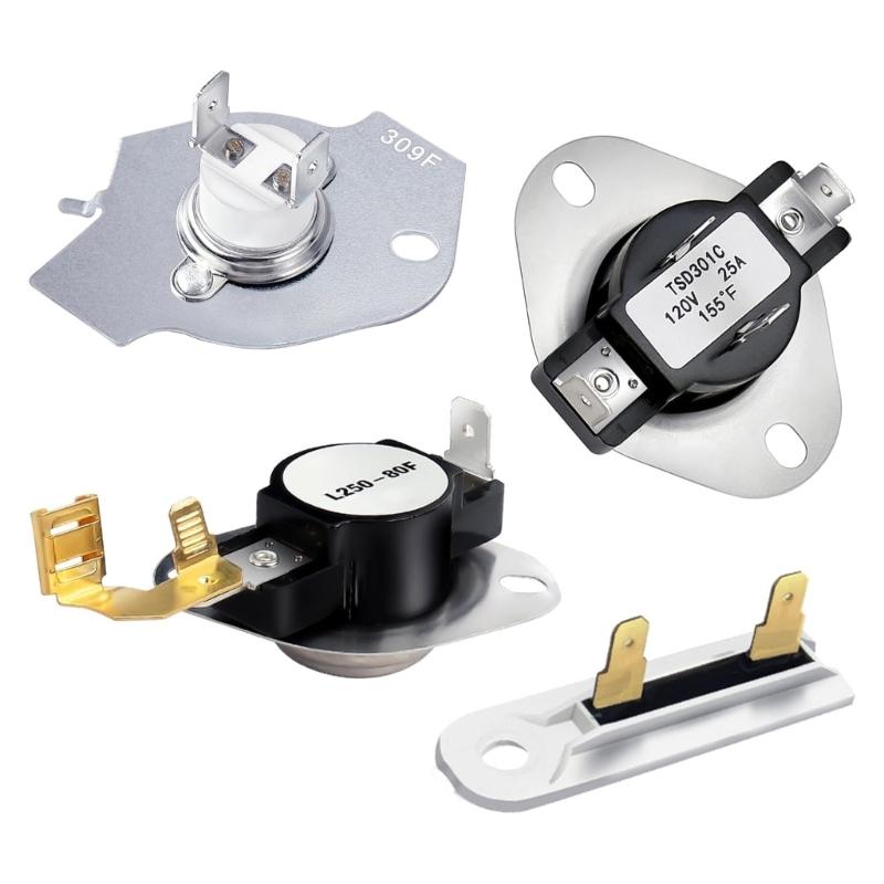 Dryer Cycling Thermostat 3977393 3392519 Thermal Cut Off Switches and High Limit Thermostat Kits Clothes Dryer Parts 1
