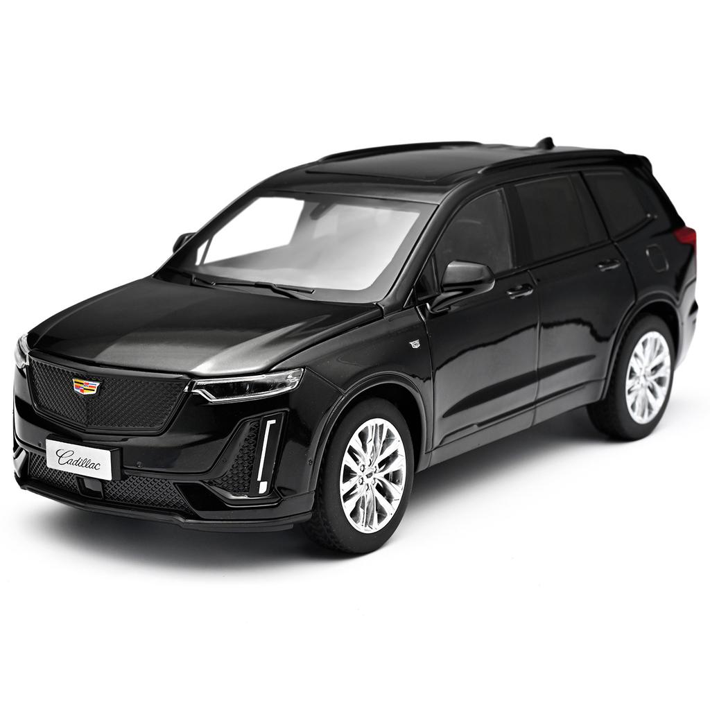 1:24 2023 XT6 SUV Alloy Car Model Diecast Metal Toy Vehicles Car Model Simulation Sound and Light Kids Gift