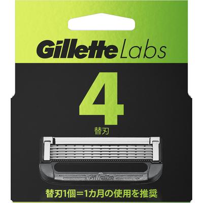 Gillette Labo peeling çubuğu, 4 yedek bıçak Erkekler için Yedek Bıçaklar Erkekler için Tıraş Bıçakları Kullanılmış bıçağı boş bir bıçak kutusuna koyun ve