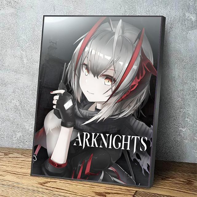 

Домашний декор, настенное искусство, холст, живопись Arknights, постеры с принтом, аниме, милая девушка, модульный подарок, картина Cuadros для спальни 21*30cm