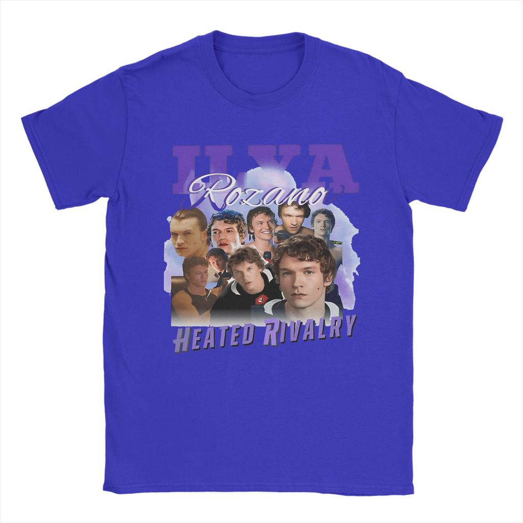 2026 Summer Mens Heated Rivalry Ilya Rozanov TShirts Mens Cotton Tops Amazing Short Sleeve Crew Neck Tees 6XL TShirts