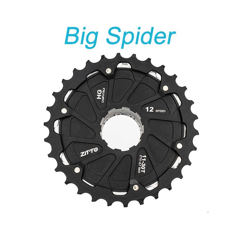 ZTTO Gen2 Ultralight 12 Speed Road Bike Cassette 12s 11-30/34/36T CNC Freewheel Big Spider HG Sprocket ULT Gravel Cassette