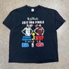 Vintage 2012 NBA Finals LeBron James Kevin Durant Thunder Black Mens XXL Unisex T-Shirt