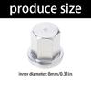 Multiple Purpose 3/8 Inch Closed Top Battery Terminals Nut Steel Hexagonal Head Designs Studs Nut set for Various Power Systems