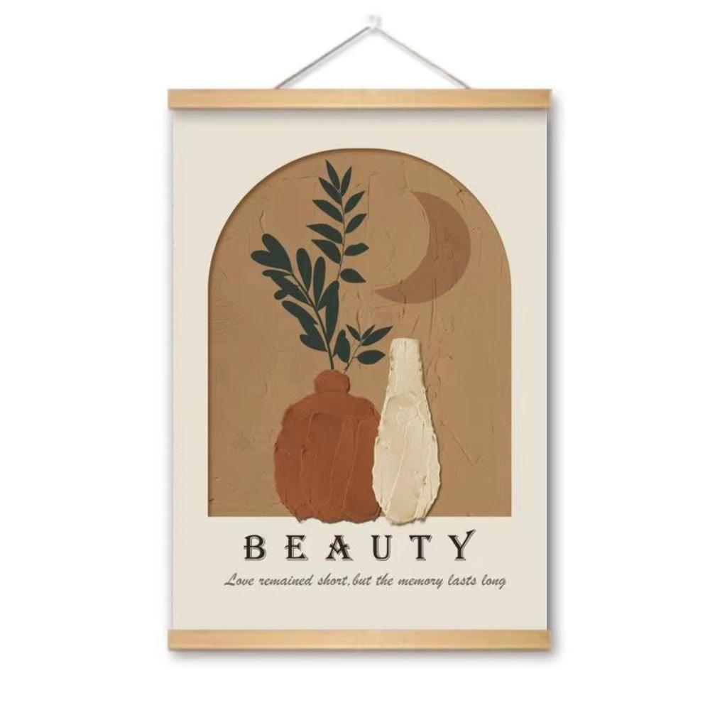 

Kraft Paper Wall Art Vintage Style Nordic Hanging Painting New Canvas Painting Club Bar Type H