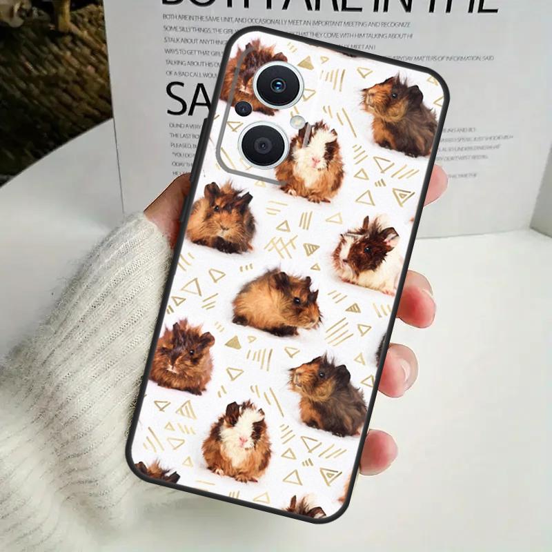

Cute Cartoon Guinea Pig Phone Case For OPPO Reno 8T 14F 13 F 12 11 10 14 Pro 7 8 Lite OPPO Find X8 X6 X5 X9 Pro Cover OPPO Reno11