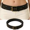 Trendy Rivet Metal Belt Punk Street Pin Buckle Waistband Retro Trouser Dress Belts  Women Fashion