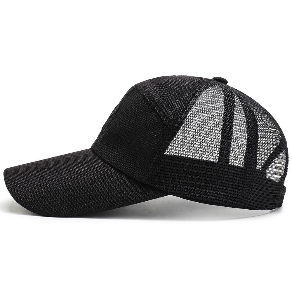 Spring and Summer Men and Women Baseball Cap Mesh Yarn Sun Hat Outdoor Sunscreen Leisure Cap