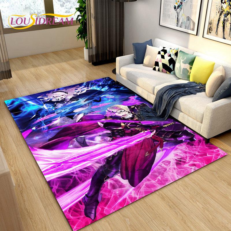 Fire Emblem Series Game Gamer Area Rug,Carpet Rug for Living Room Bedroom Sofa Doormat Decoration, Kids Play Non-slip Floor Mat