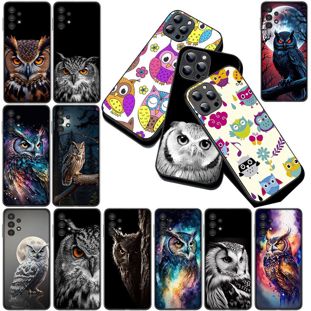 Soft Cover for Apple iPhone 12 13 Pro Max Mini ProMax X XR Air 12Pro 13Pro Casing Phone Case Wallpaper Owl Bird